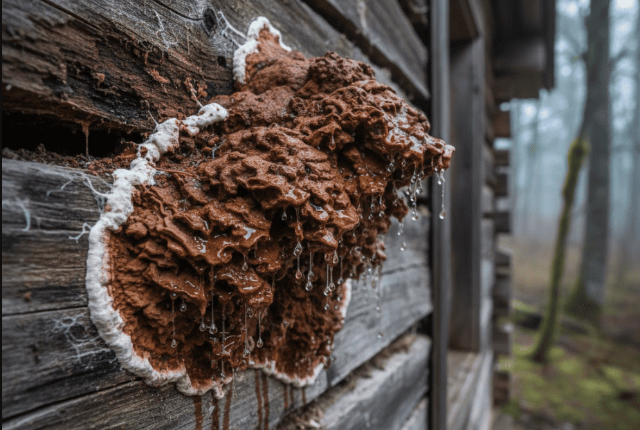 Как защитить деревянный дом от домового гриба (мицелии плачущей)