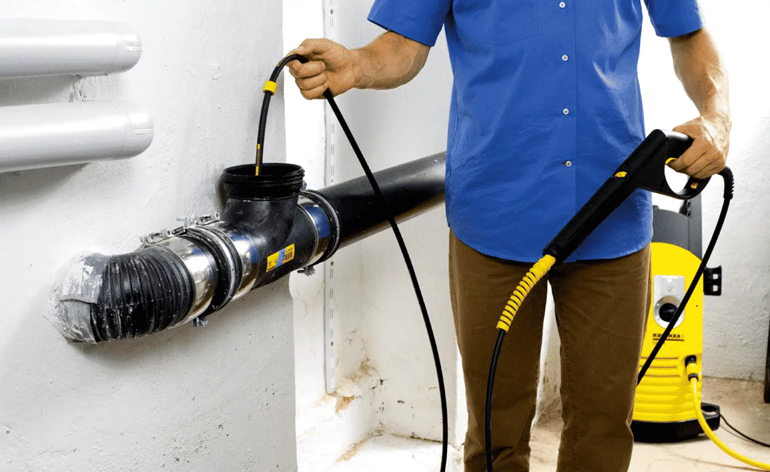 Гидродинамическая прочистка и промывка труб