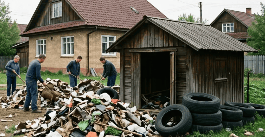 Зачистка территории от мусора в Минске и Минской области
